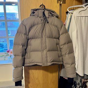 Aritzia Super Puff Shorty | modern taupe | Sz XS